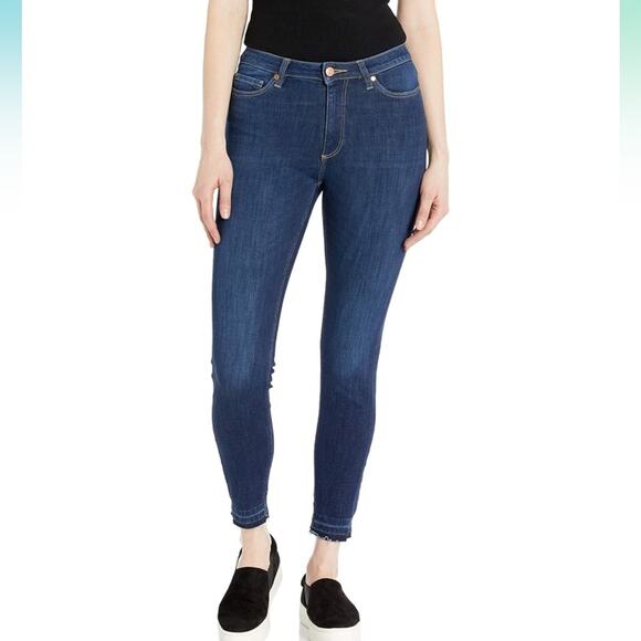 NWT Buffalo David Bitton Leilah Semi High-Rise Jeans Medium Wash Size 24 - Picture 1 of 8